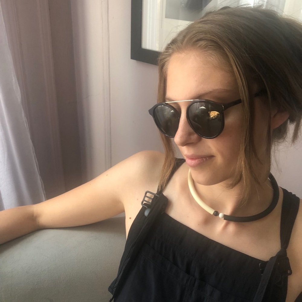 Minimalist Black/White Necklace